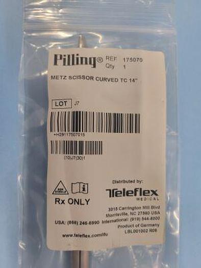 For Sale PILLING 175070 Pilling 175070 Metzenbaum Scissors, Curved, 14" (35.5cm), TC