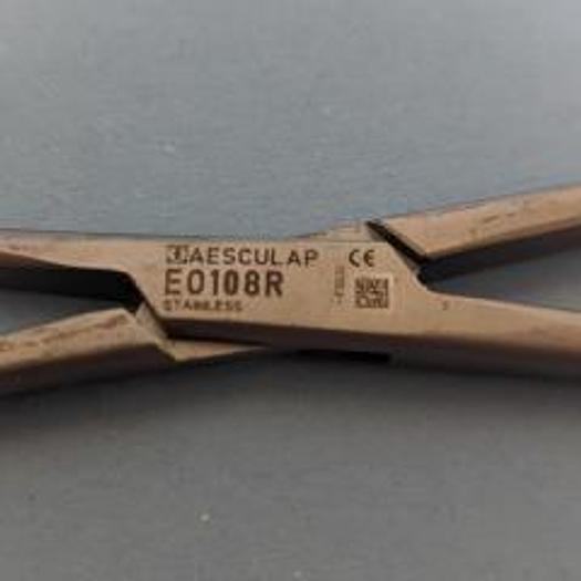 Used For Sale AESCULAP #EO108R BRAUN Uterine Dressing Forceps 9.75" Stainless Steel Surgical