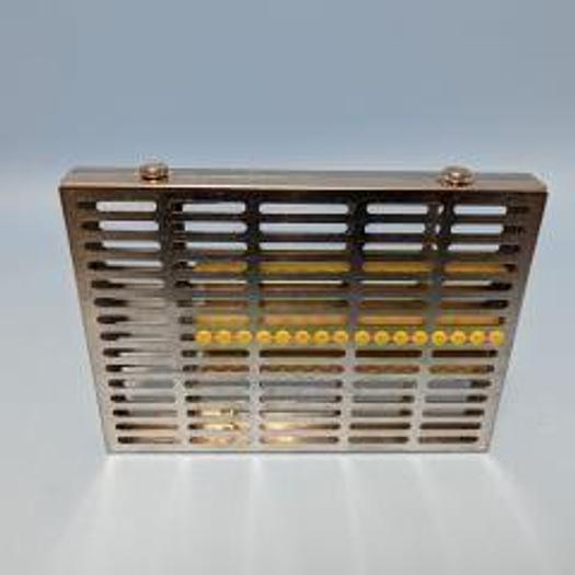 Used For Sale HU FRIEDLY IMS Cassette Large 20 Instruments BLUE IM4208 Box Surgical Autoclave Tabletop