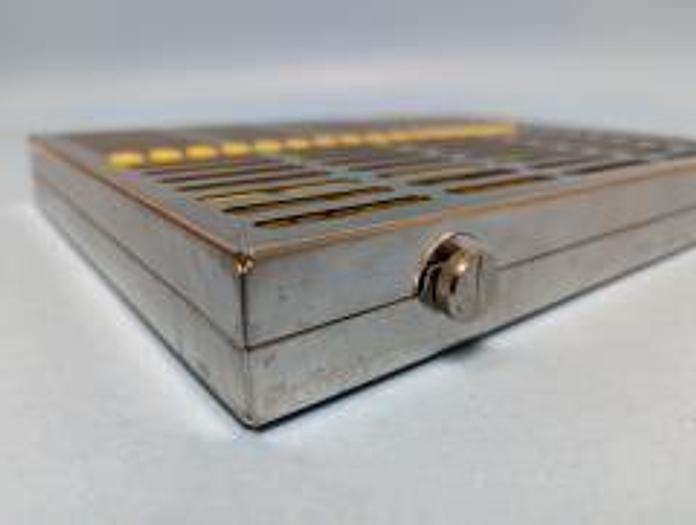 Used For Sale HU FRIEDLY IMS Cassette Large 20 Instruments BLUE IM4208 Box Surgical Autoclave Tabletop