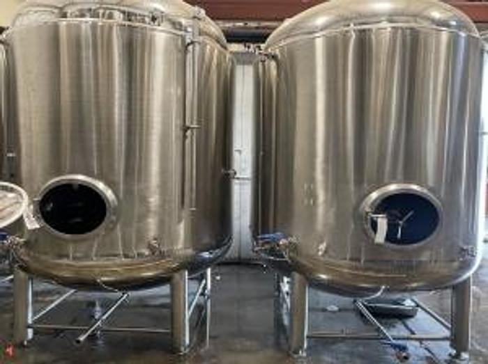 Used (1) available Used 40 bbl Jacketed Brite Tank