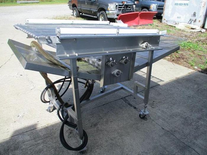 Used Conveyor; Wirebelt; 32"W x 6' 4"L
