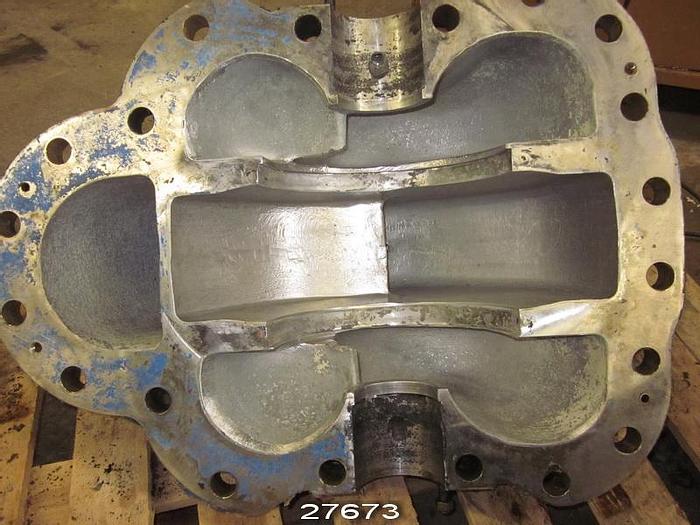 Used Goulds 3410 Goulds 3410, 10X12X12, Stainless Steel Casing,  12.38" Diameter Impeller, 7-Vane Stainless Steel Impeller, Stainless Steel Wear Rings, Packing. #27673