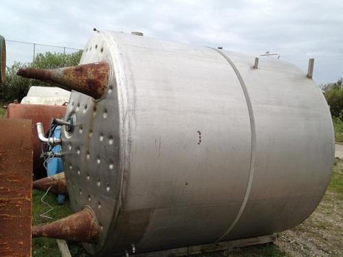 Brugt 11.000 liters rustfri tank