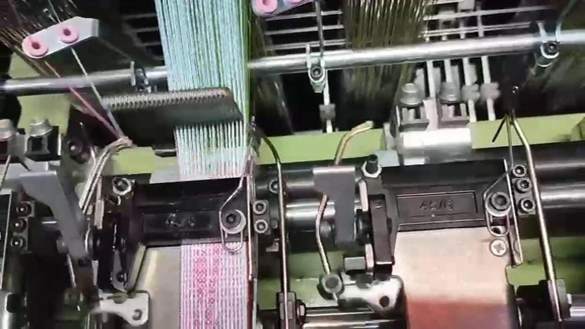 TELAIO JACQUARD PER NASTRI RIGIDI ED ELASTICI DOPPIO FILO DI TRAMA Serie YTB-CW