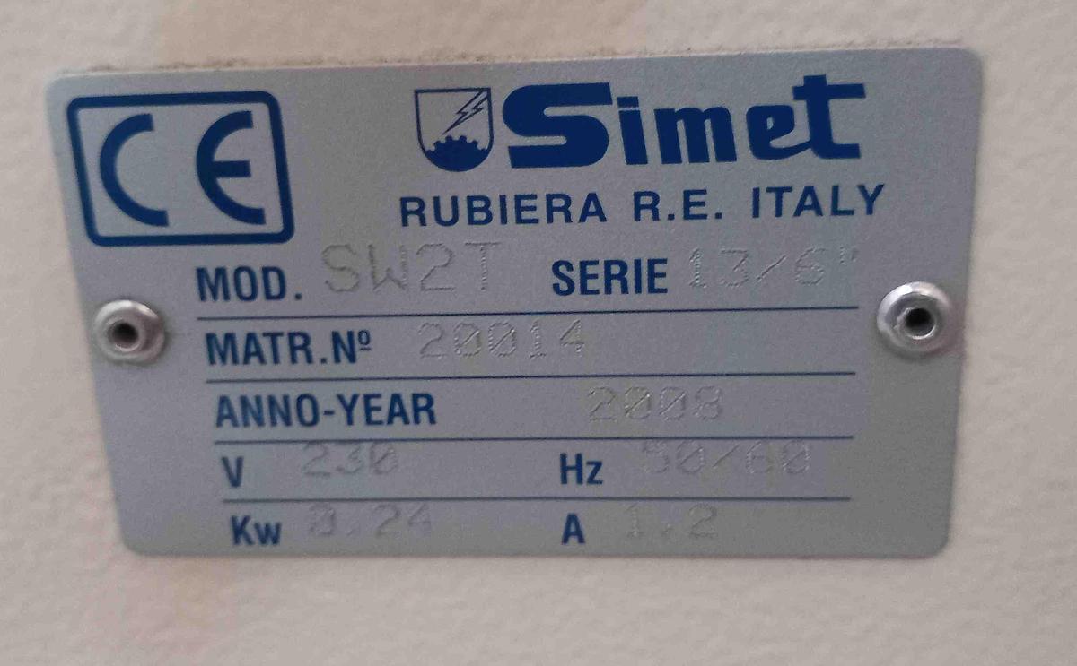 Ricondizionato Rif. 2.1.01.178 Roccatrice elettronica Simet mod. SW2T anno 2008