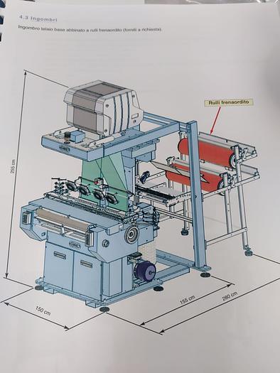 Usato Ref. 5.4.06.058 Telaio ad aghi jacquard Comez mod. MCJ 700  anno 2013