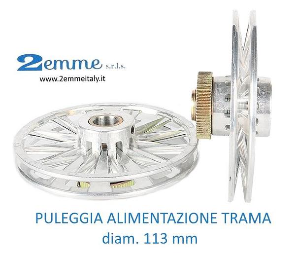 Telai ad aghi - pulegge alimentazione trama