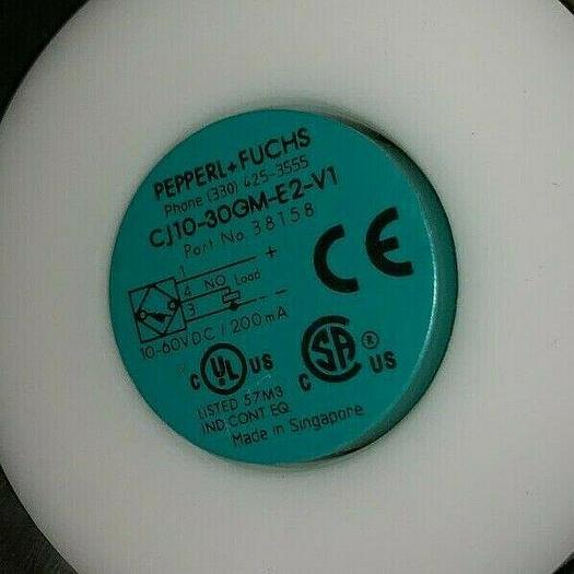 Used Stainless Steel 48" Pipe w/ Pepperl+Fuchs Proximity Switch, 6" Sanitary Fittings