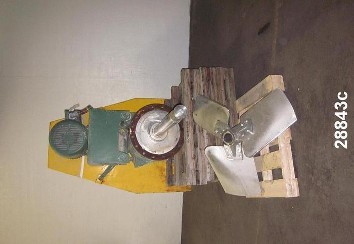 Used Lightnin 4VS Agitator Sidemount, 44" Propeller Diameter #28843