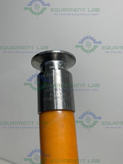 Used 72" Silicone Hose w/ 1" Sanitary Fitting 125 PSI at 20°C