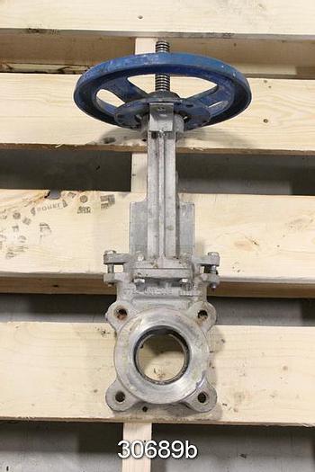 Used Velan 3" Hand Operated Knife Gate Valve #30689
