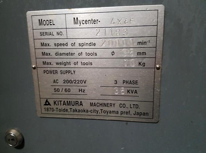 Utilisé 2007 Kitamura MY CENTER 4 XIF