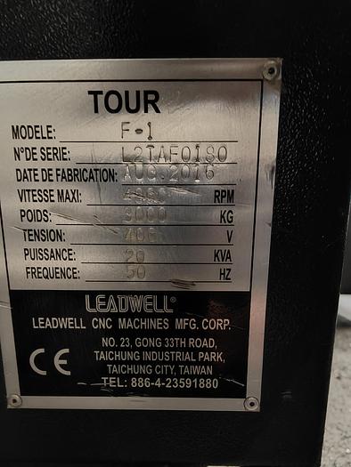 D'occasion 2016 LEADWELL F 1