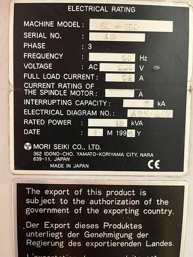 Utilisé 1996 MORI SEIKI SL 150