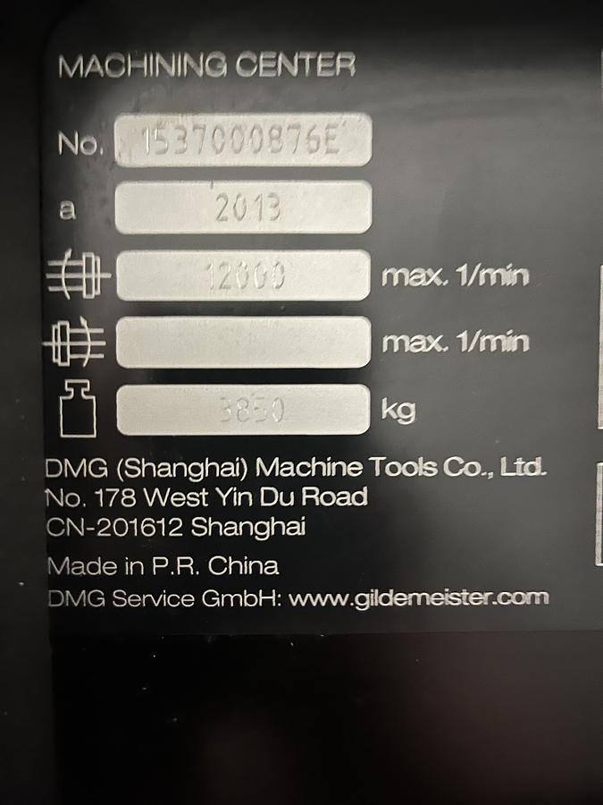 D'occasion DMG DMC 635V