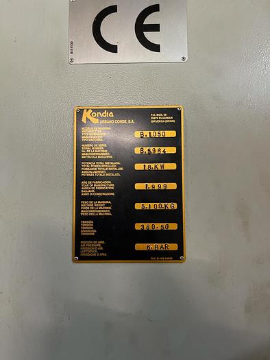 Used 1999 KONDIA B 1050