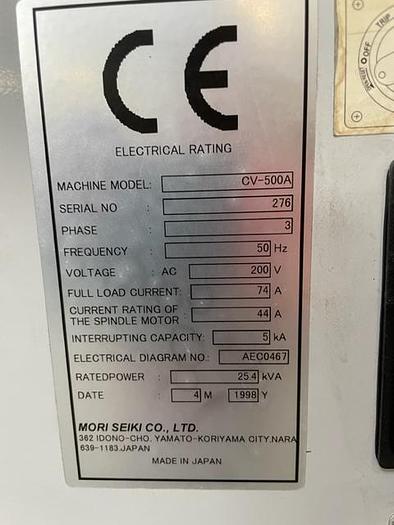 Utilisé 1998 MORI SEIKI cv 500