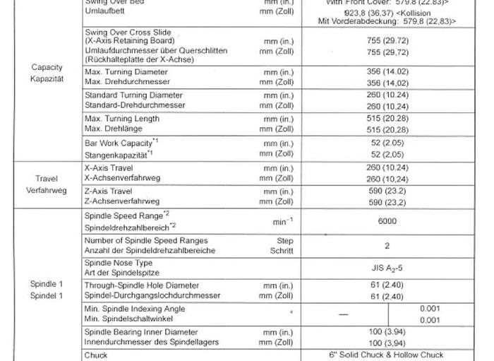 Used 2006 MORI SEIKI NL 1500 SY