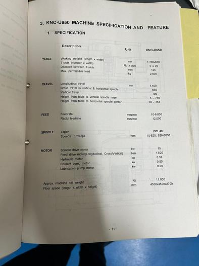 Utilisé 1999 KIHEUNG KNC U 650