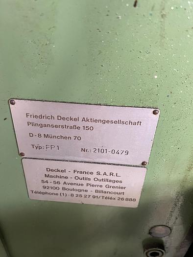 Utilisé 1985 DECKEL MAHO DMG FP 1