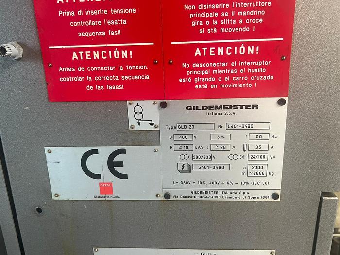 D'occasion 2000 DMG GILDEMEISTER GITAL GLD 20