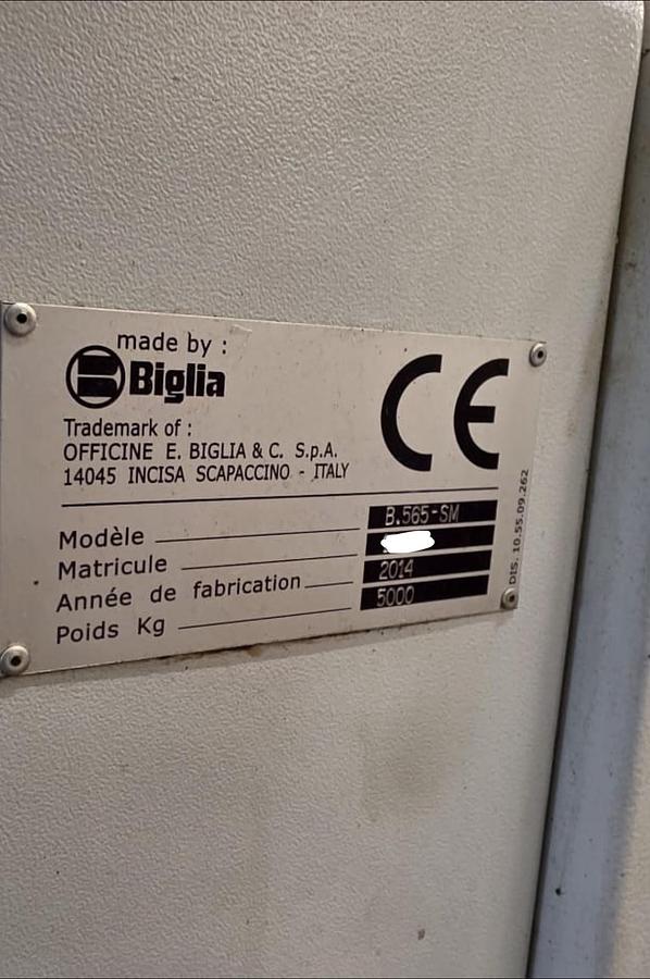 D'occasion BIGLIA B565 SM / FROM 2014