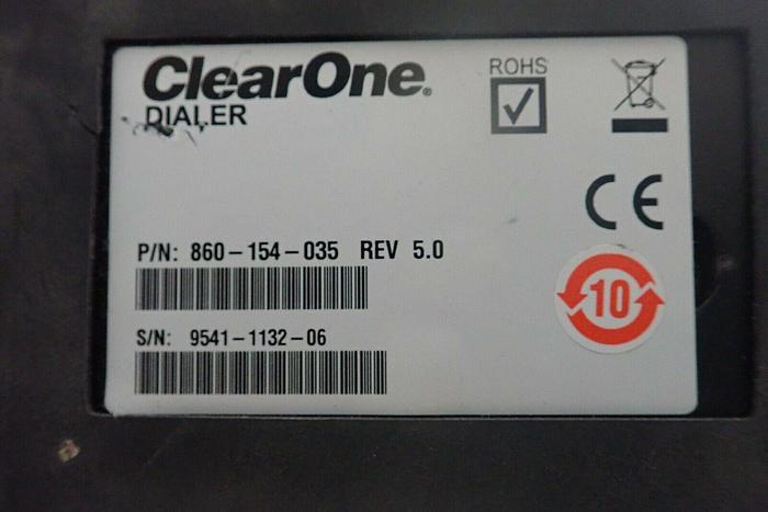 Used ClearOne Conferencing Dialer 860-154-035 Rev 5.0