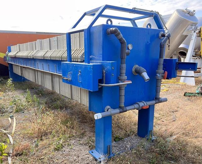 Used 117 CU. FT. MET-CHEM FILTER PRESS – 1200 MM – C.G.R. – PLATE SHIFTER (#9696)