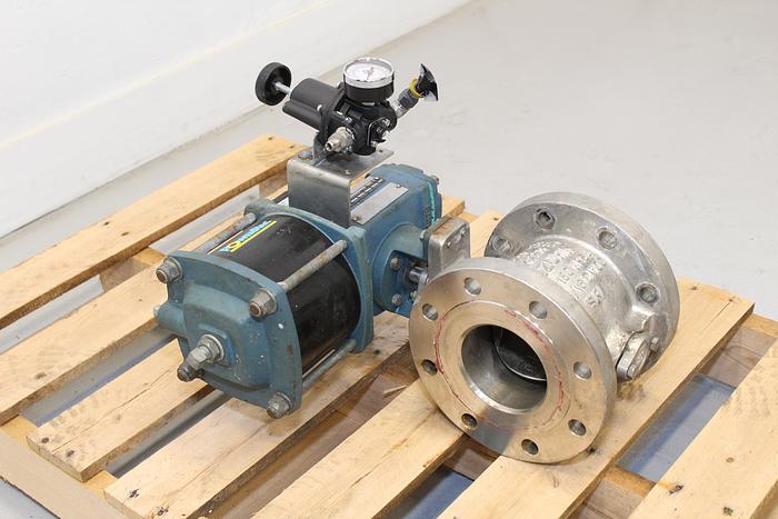 Used DeZurik 4" Veeball Valve#43980