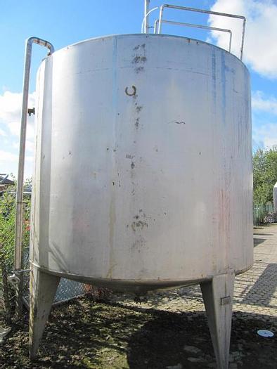 Brugt 20 m3 rustfri tank - SOLGT