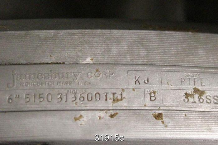 Used Neles Jamesbury B 6" Ball Control Valve #31915
