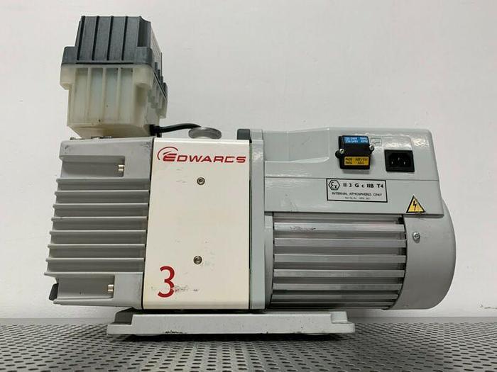 Used Edwards RV3 A65201903 Vacuum Pump 115V/230V w/ Edwards EMF20 O...