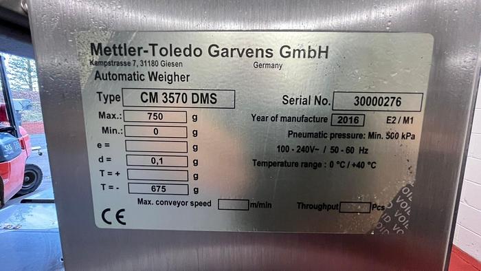 Very good used METTLER TOLEDO METAL DETECTOR