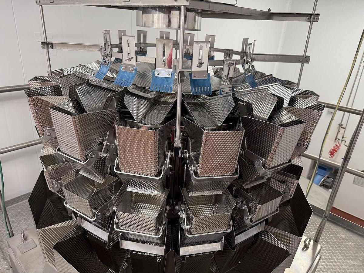 Used ISHIDA MULTIHEAD WEIGHER AND POUCH LINE