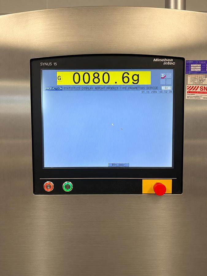 Very good used SARTORIUS METAL DETECTOR AND CHECK WEIGHER