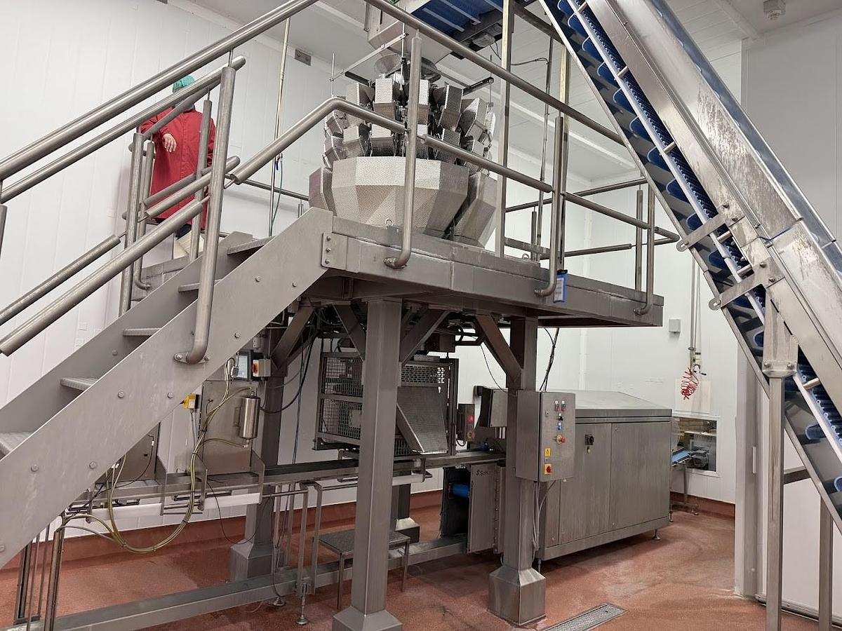 Used ISHIDA MULTIHEAD WEIGHER AND POUCH LINE
