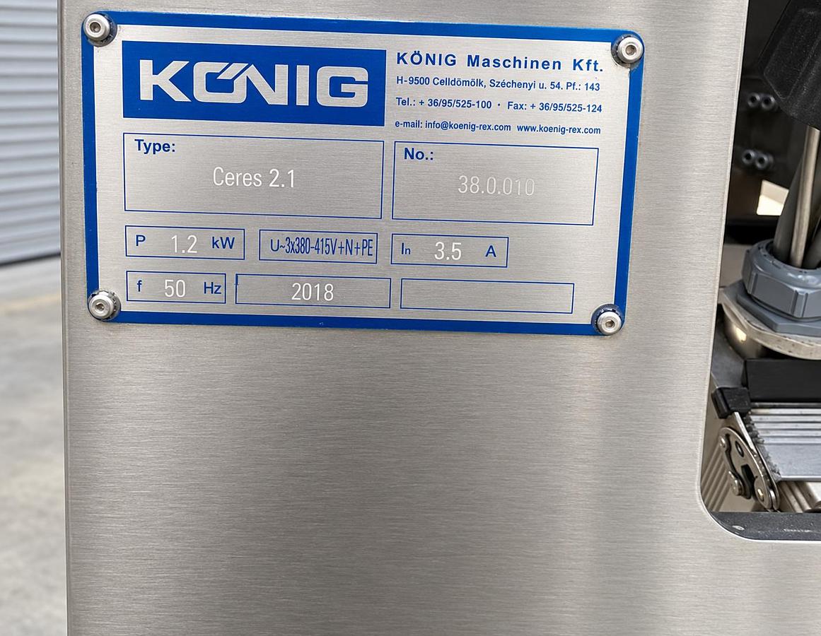 Very good used KONIG CERES 2.1 BREAD LINE