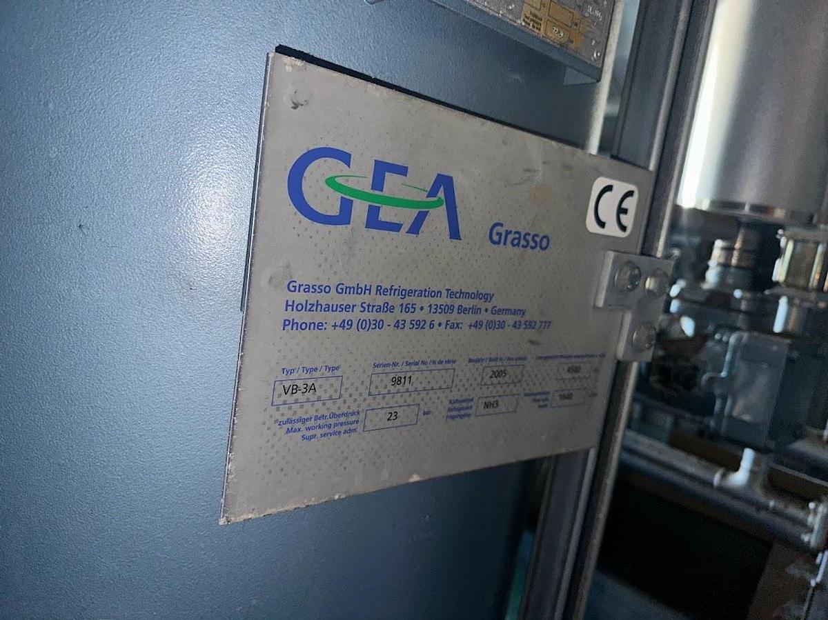 Used GEA GRASSO REFRIGERATION PACK