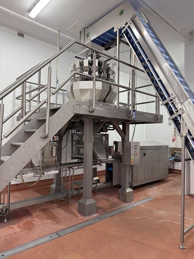 Used ISHIDA MULTIHEAD WEIGHER AND POUCH LINE