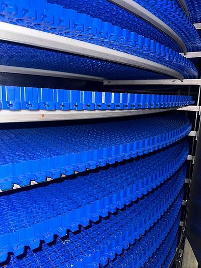 Very good used EUROTEK SPIRAL FREEZER COMPLETE WITH PLANT