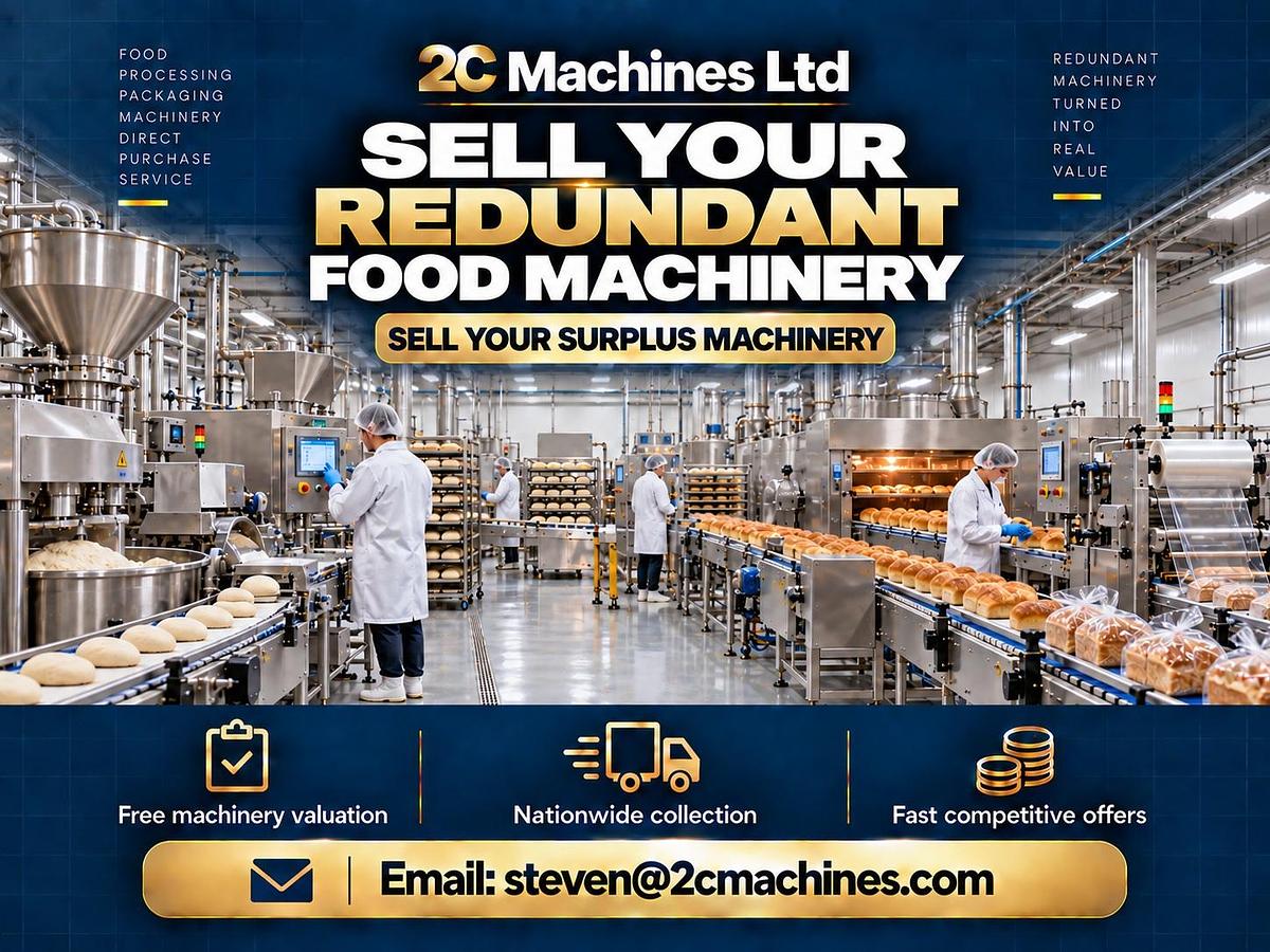Used SELL YOUR REDUNDANT BAKERY MACHINES