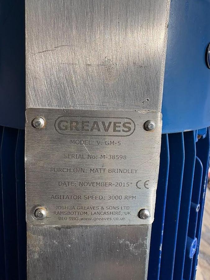 Very good used GREAVES HIGH SHEER MIXER