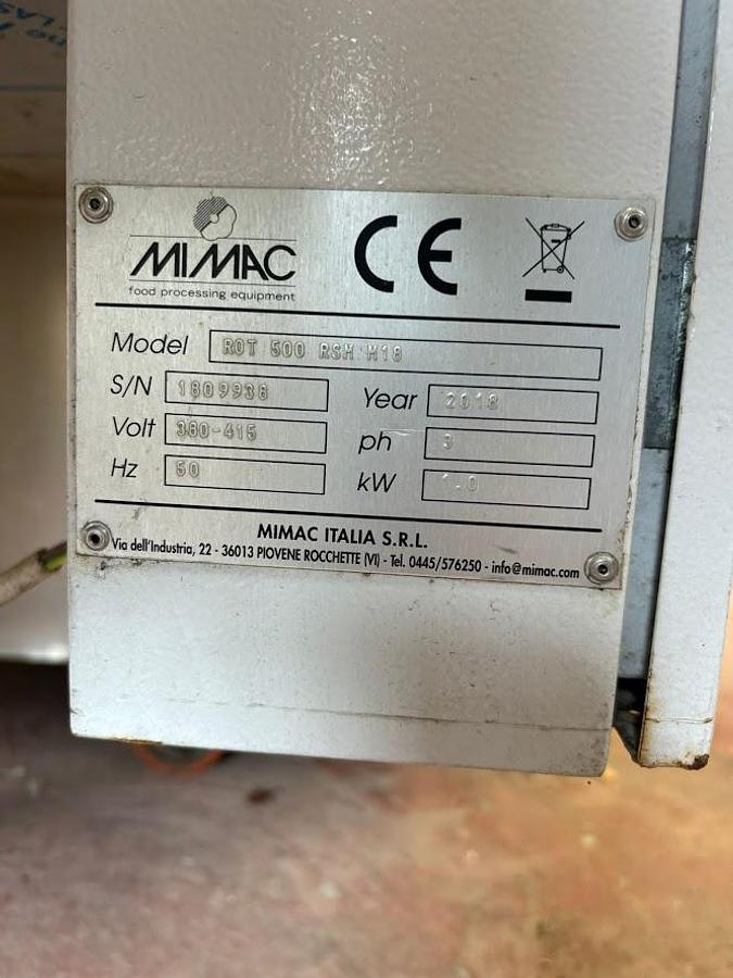 Very good used MIMAC ROTARY COOKIE MOULDER