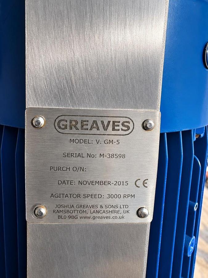 Very good used GREAVES HIGH SHEER MIXER