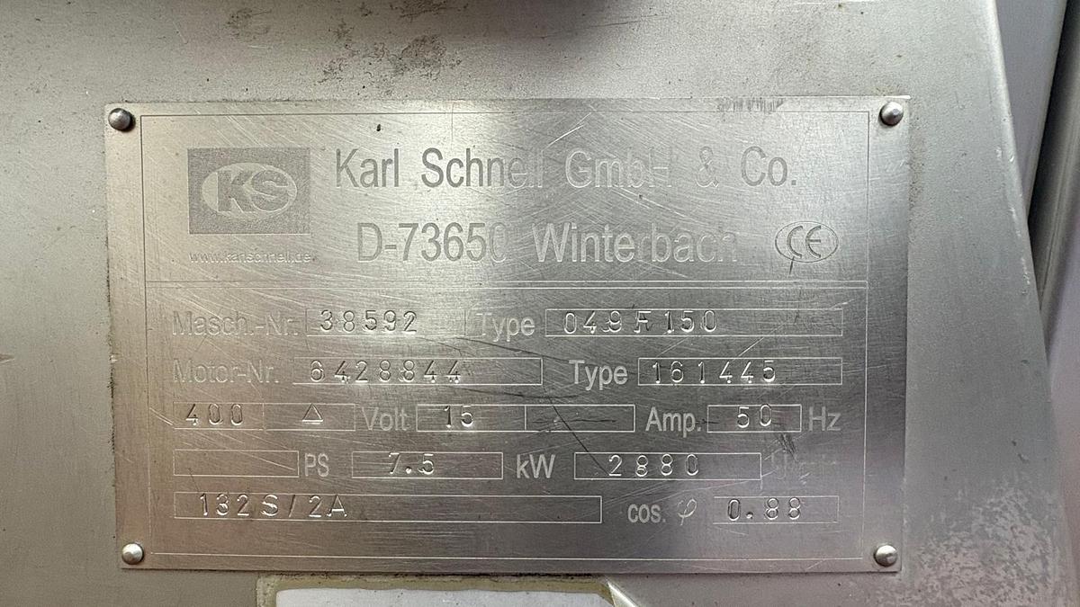 Used KARL SCHNELL F150 MICROCUTTER
