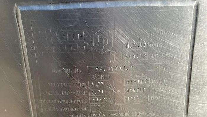 Used CHEMPLANT COOKING VESSEL SYSTEM