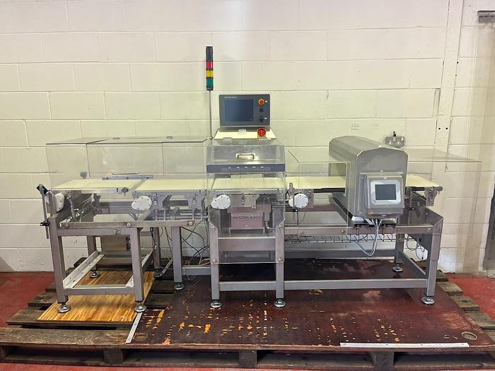 Very good used METAL DETECTOR CHECK WEIGHER COMBINATION UNIT