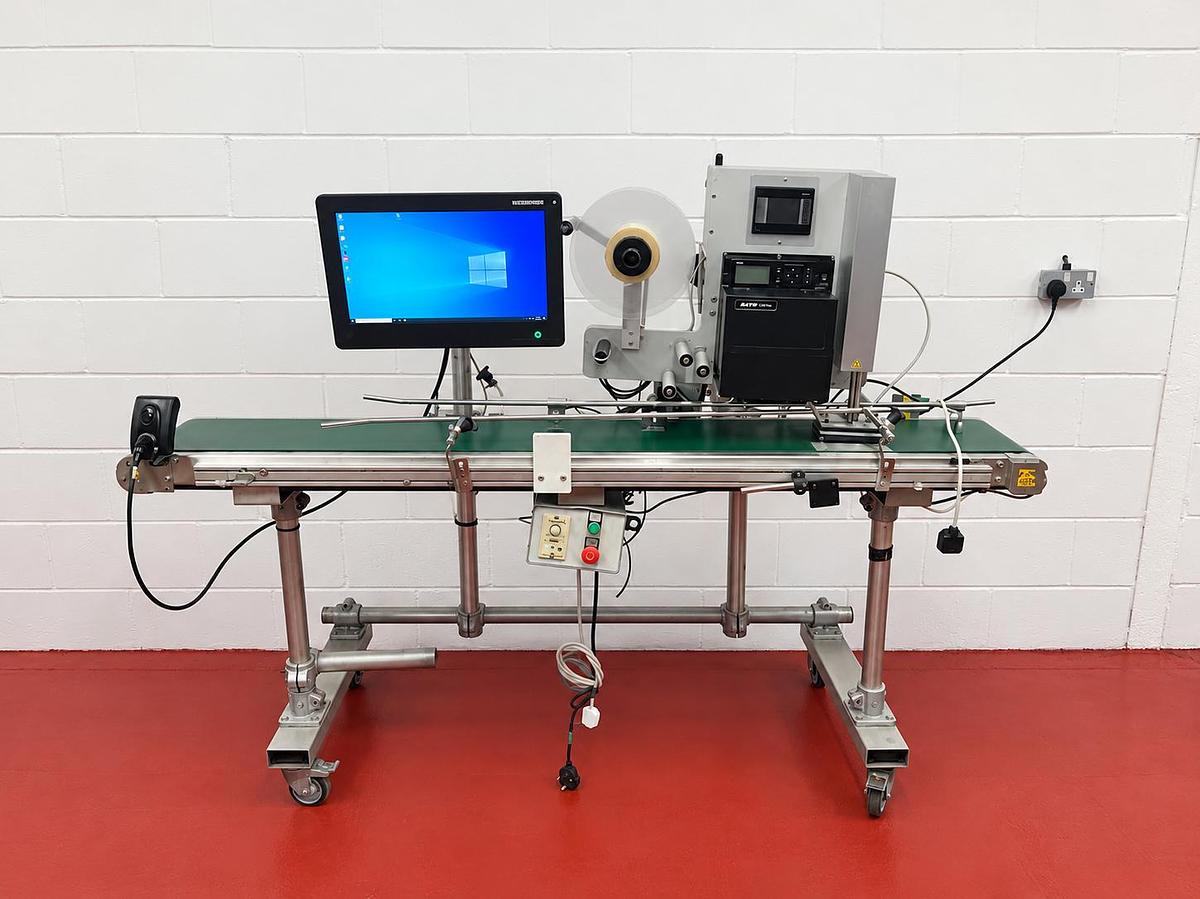 Used BIZERBA LABEL APPLICATOR