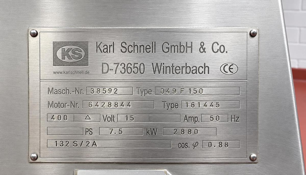Used KARL SCHNELL F150 MICROCUTTER